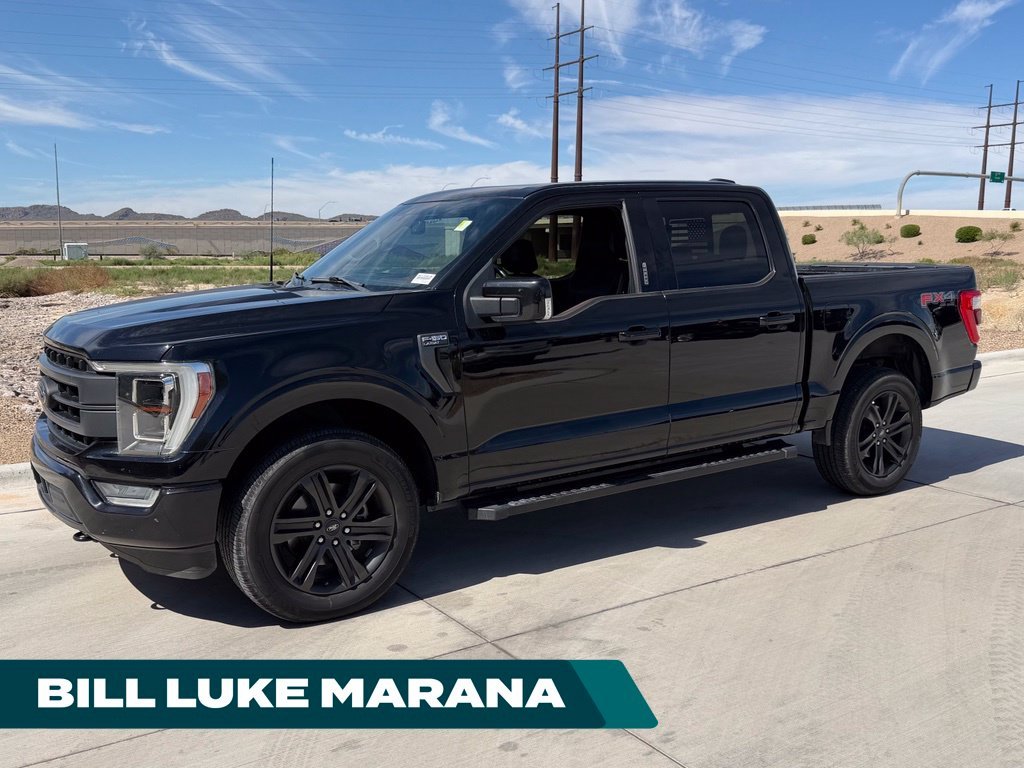 Used 2021 Black Ford Lariat image 1