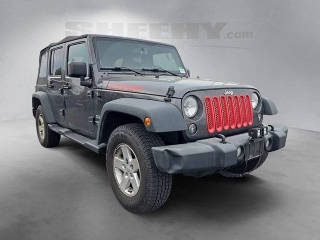Used 2016 Gray Jeep Unlimited Sport image 2