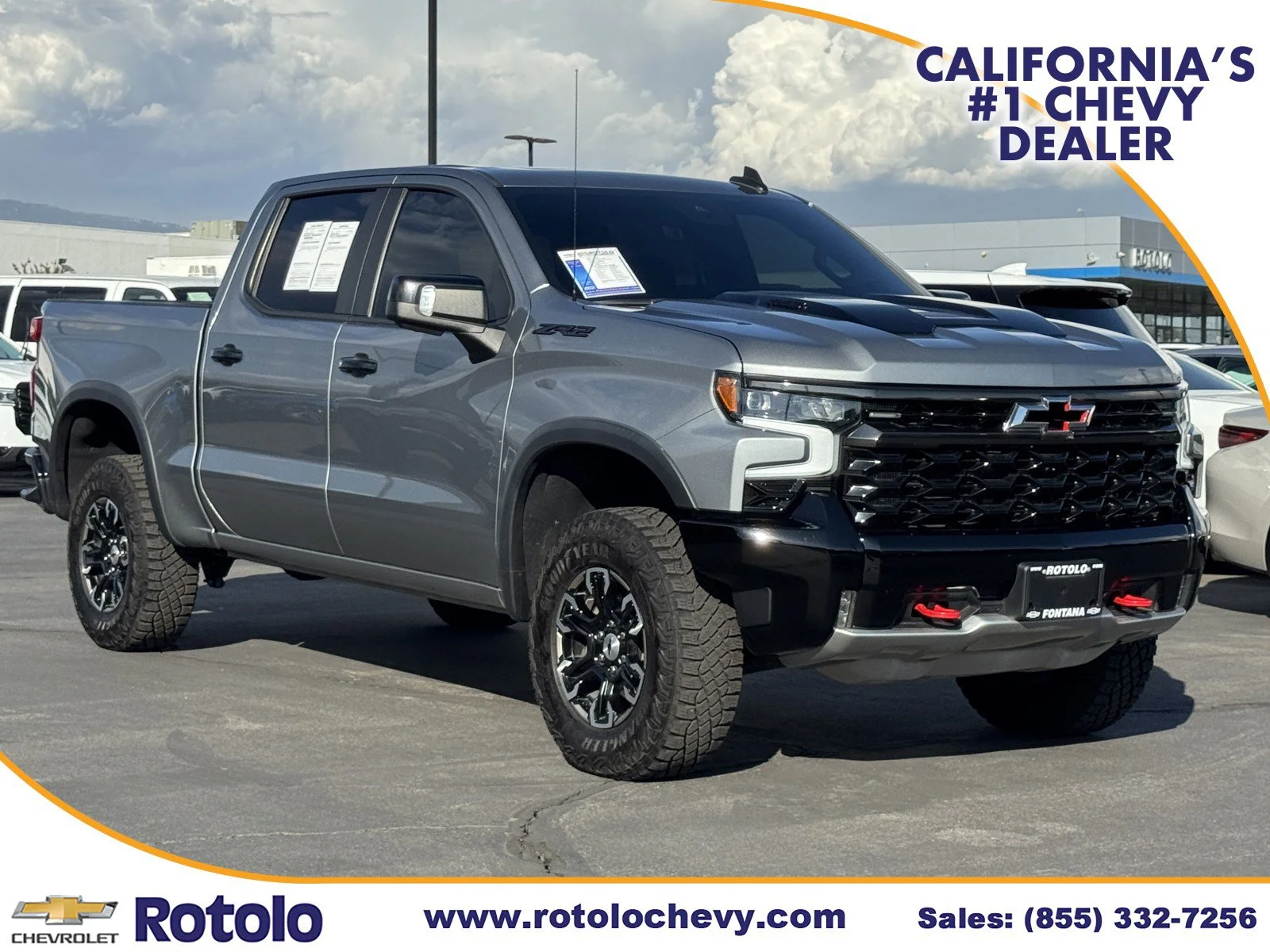 Used 2024 Sterling Gray Metallic Chevrolet ZR2 image 1