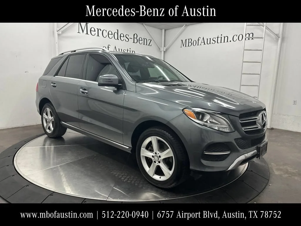 Used 2017 Gray Mercedes-Benz GLE 350 image 1