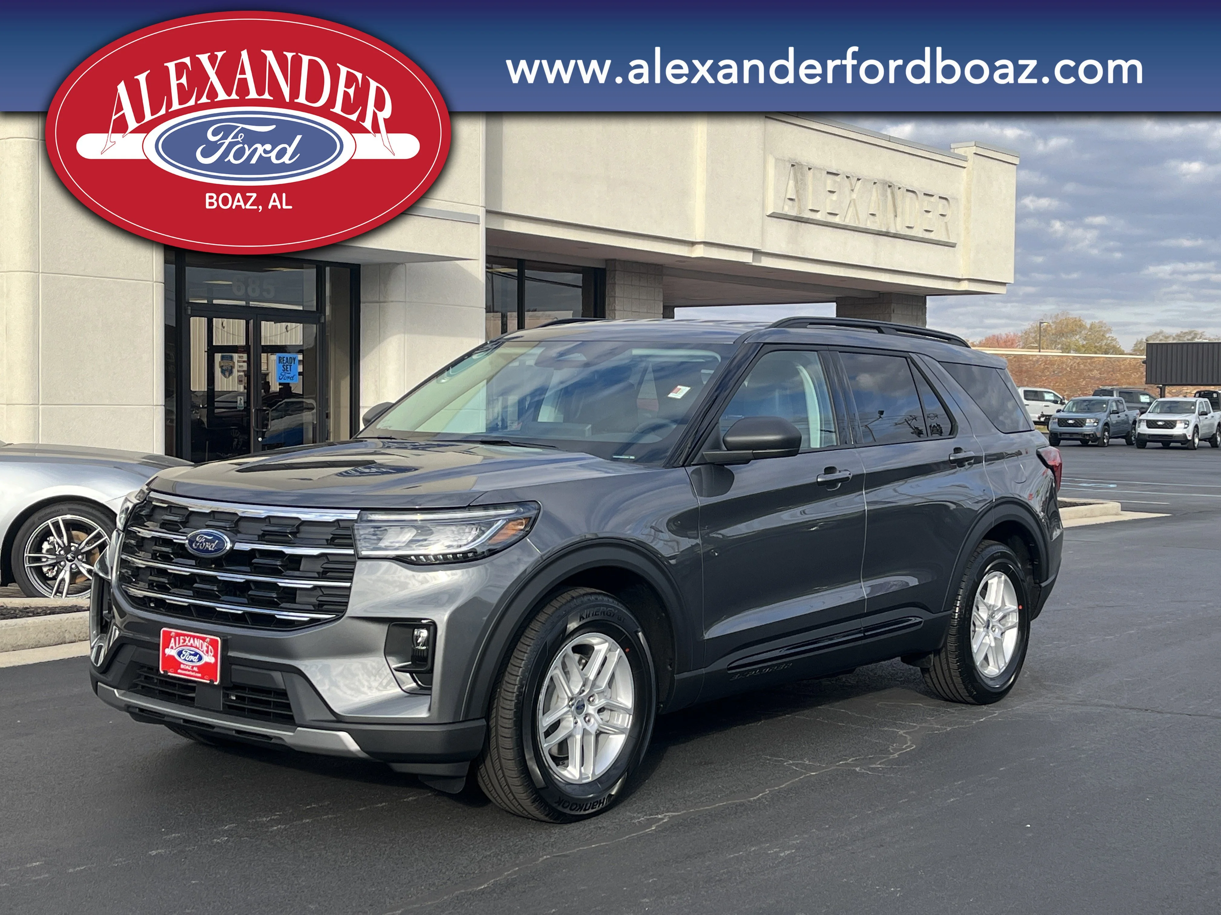 New 2026 Carbonized Gray Metallic Ford Active image 1
