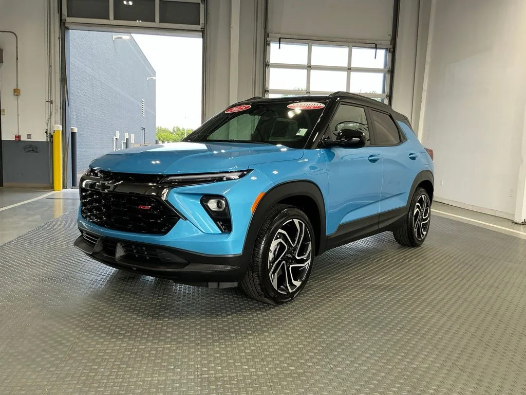 Certified Used 2025 Marina Blue Metallic Chevrolet RS image 2
