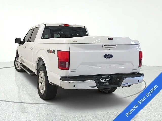 Used 2018 White Platinum Ford Lariat image 4