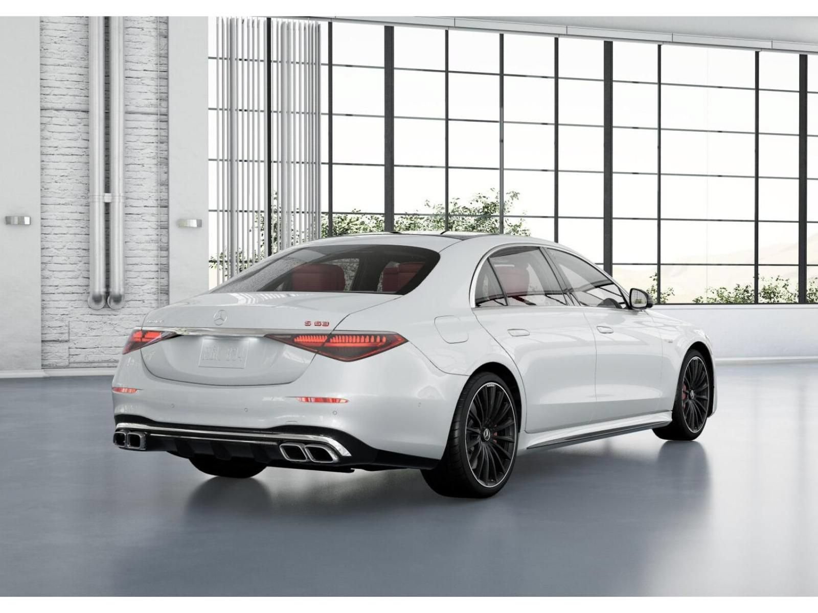 New 2026 MANUFAKTUR Moonlight White Metallic Mercedes-Benz S 63 E AMG® image 68