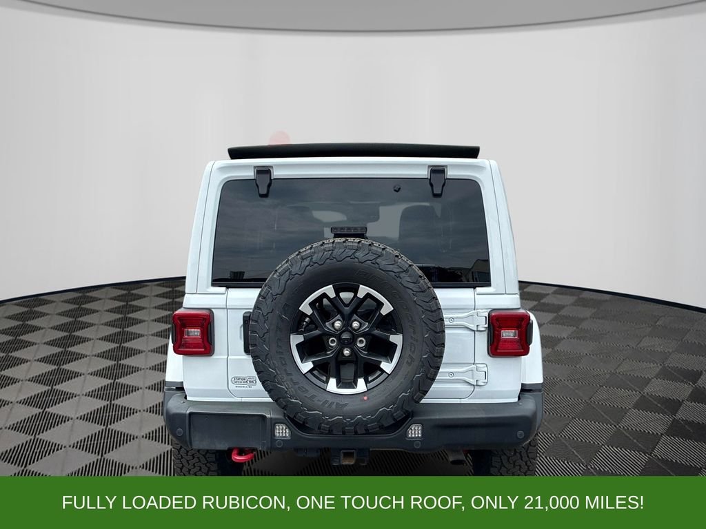 Used 2021 White Jeep Unlimited Rubicon image 6