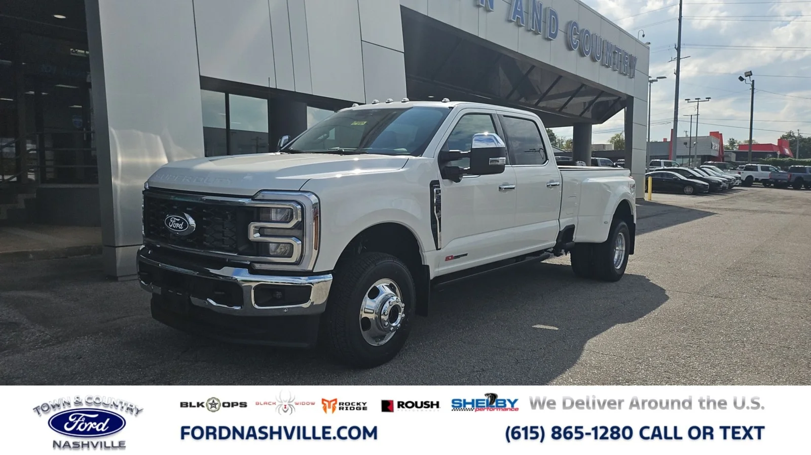 New 2027 Star White Metallic Tri-Coat Ford Lariat 4WD image 1