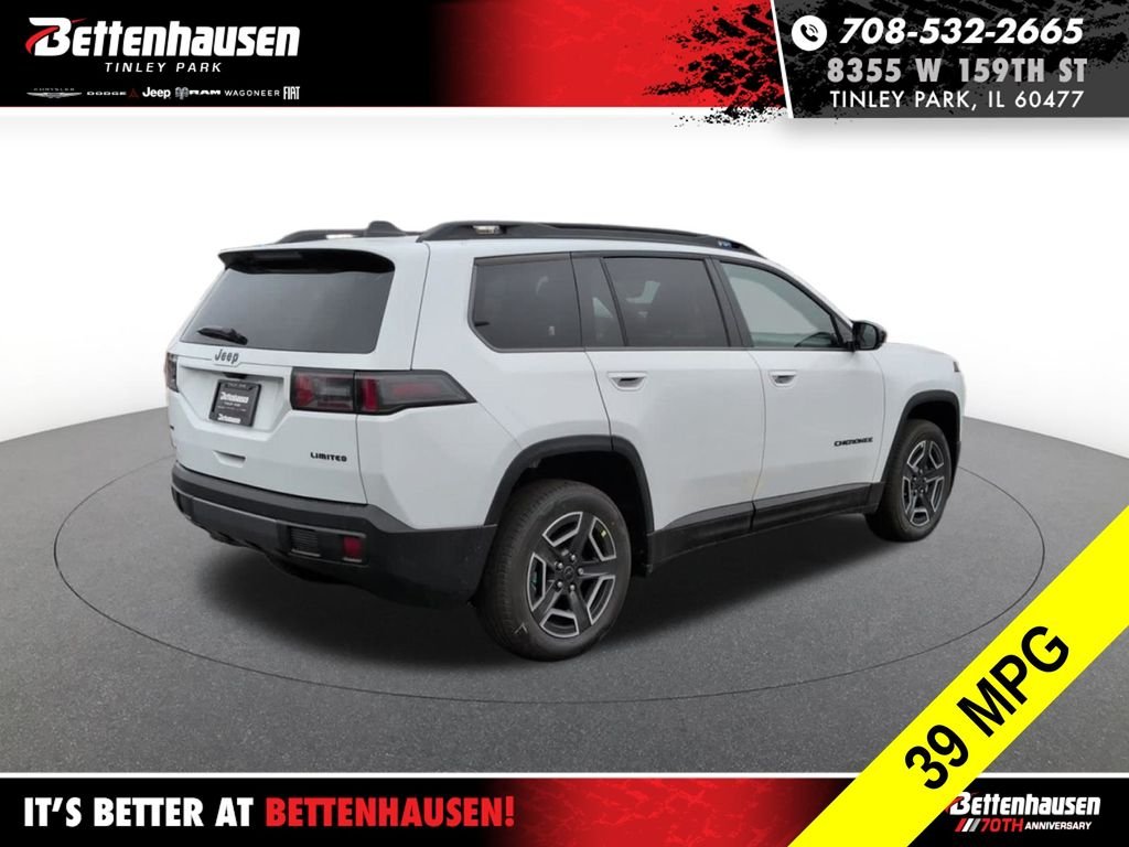 New 2026 Bright White Clear-Coat Exterior Paint Jeep Limited image 5