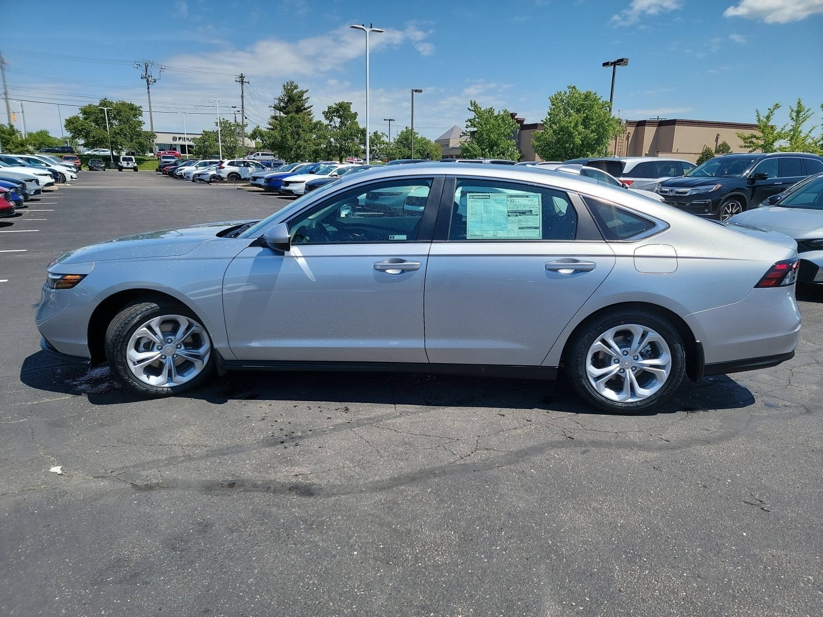 New 2026 Solar Silver Metallic Honda LX image 16