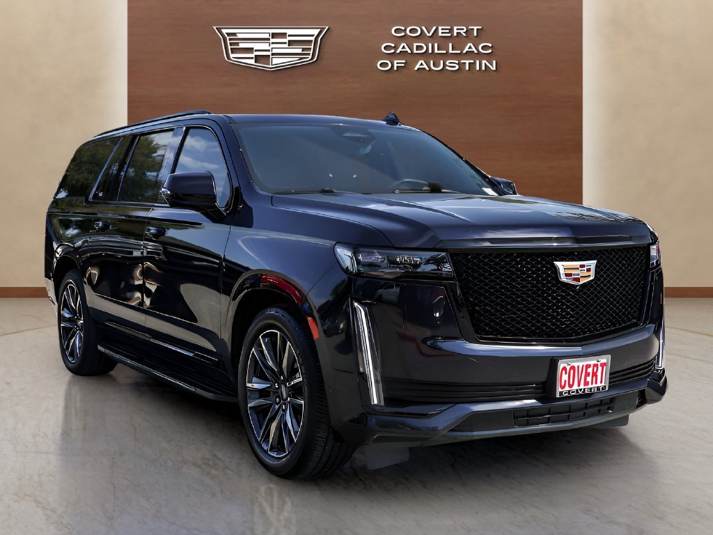 Used 2021 DARK MOON BLUE METALLIC Cadillac Sport image 6