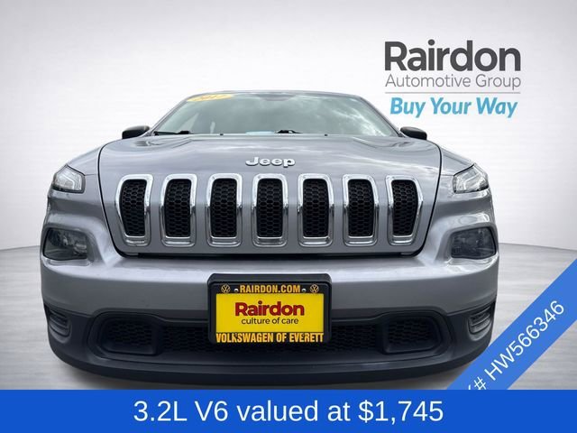 Used 2017 Jeep Cherokee Sport with VIN 1C4PJMAS9HW566346 for sale in Everett, WA