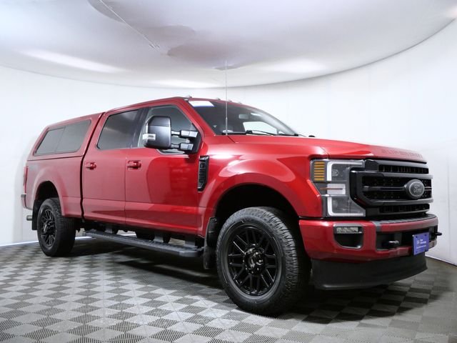 Certified Used 2022 Red Ford Lariat image 1
