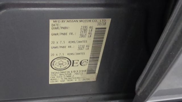 Used 2018 Brilliant Silver Metallic Nissan Platinum image 27