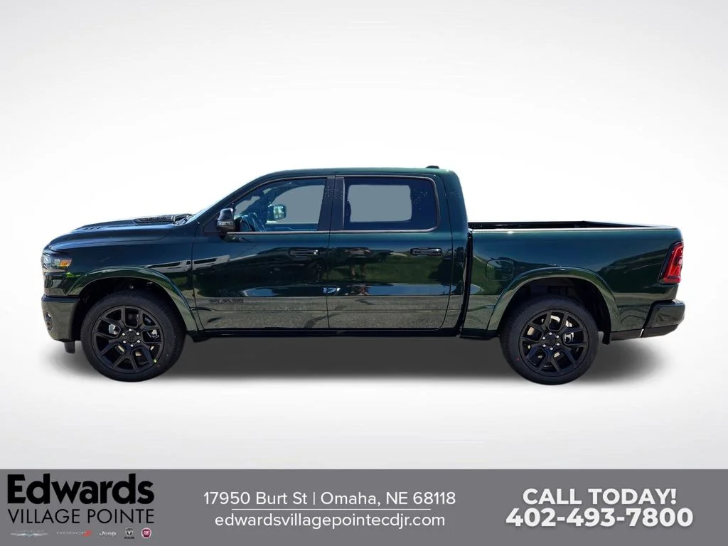 New 2026 Serrano-Green Metallic Exterior Paint RAM Laramie image 6