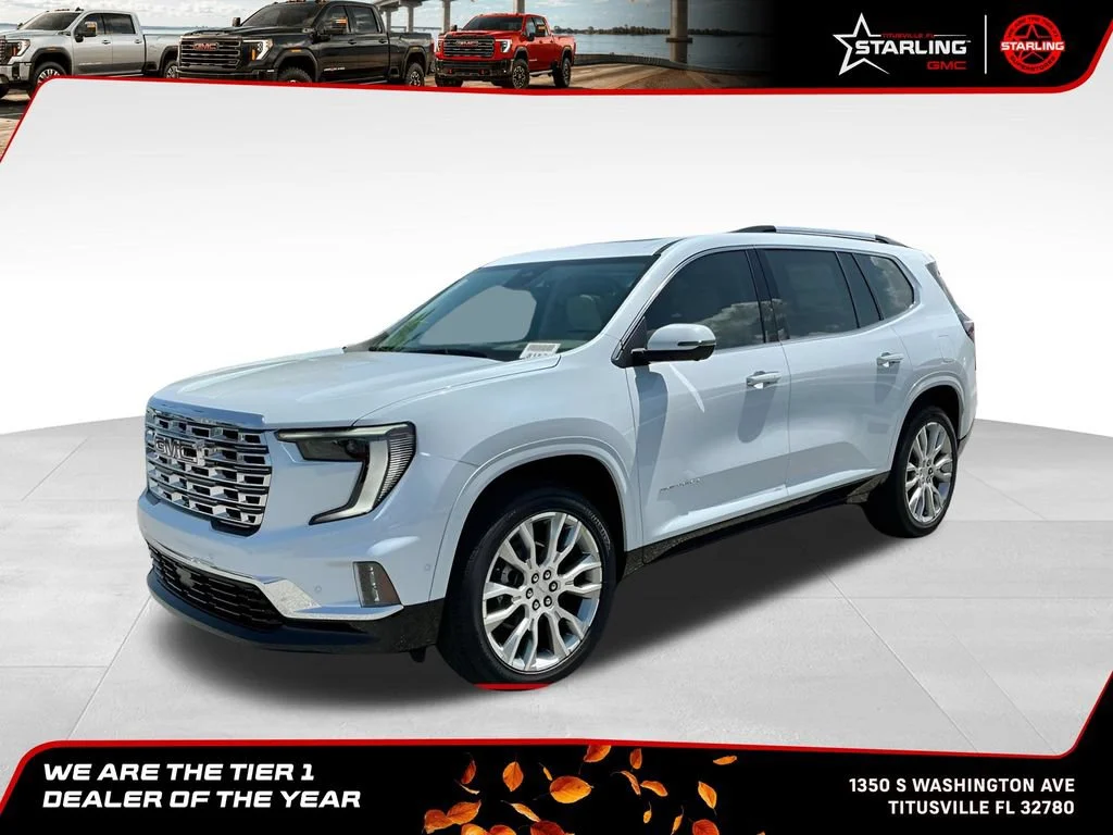 New 2026 Glacier White Tricoat GMC Denali image 1