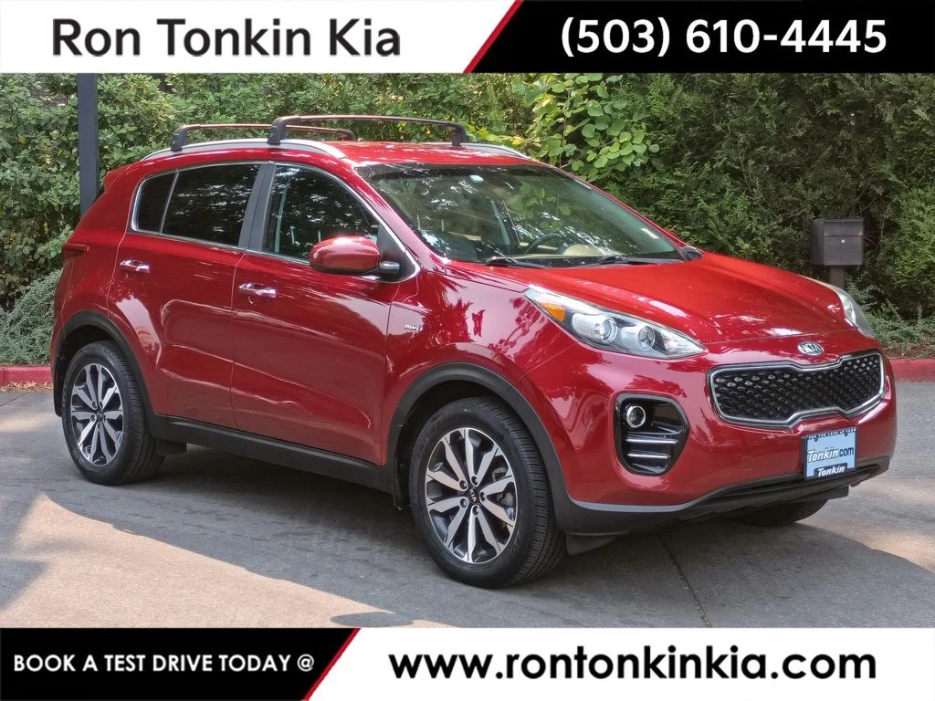 Used 2017 Hyper Red Kia EX image 1