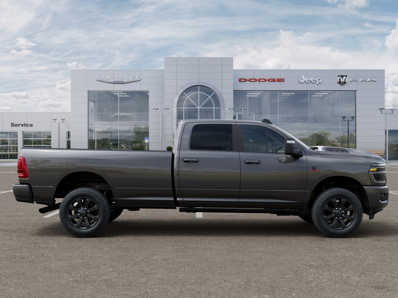 New 2027 Granite Crystal Metallic Clear-Coat Exterior Paint RAM Laramie image 46