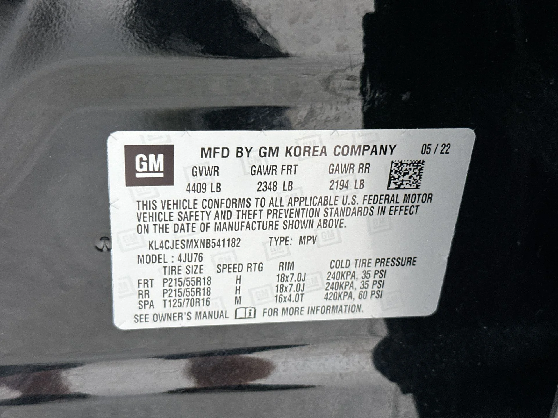 Certified Used 2022 Black Buick Preferred image 40