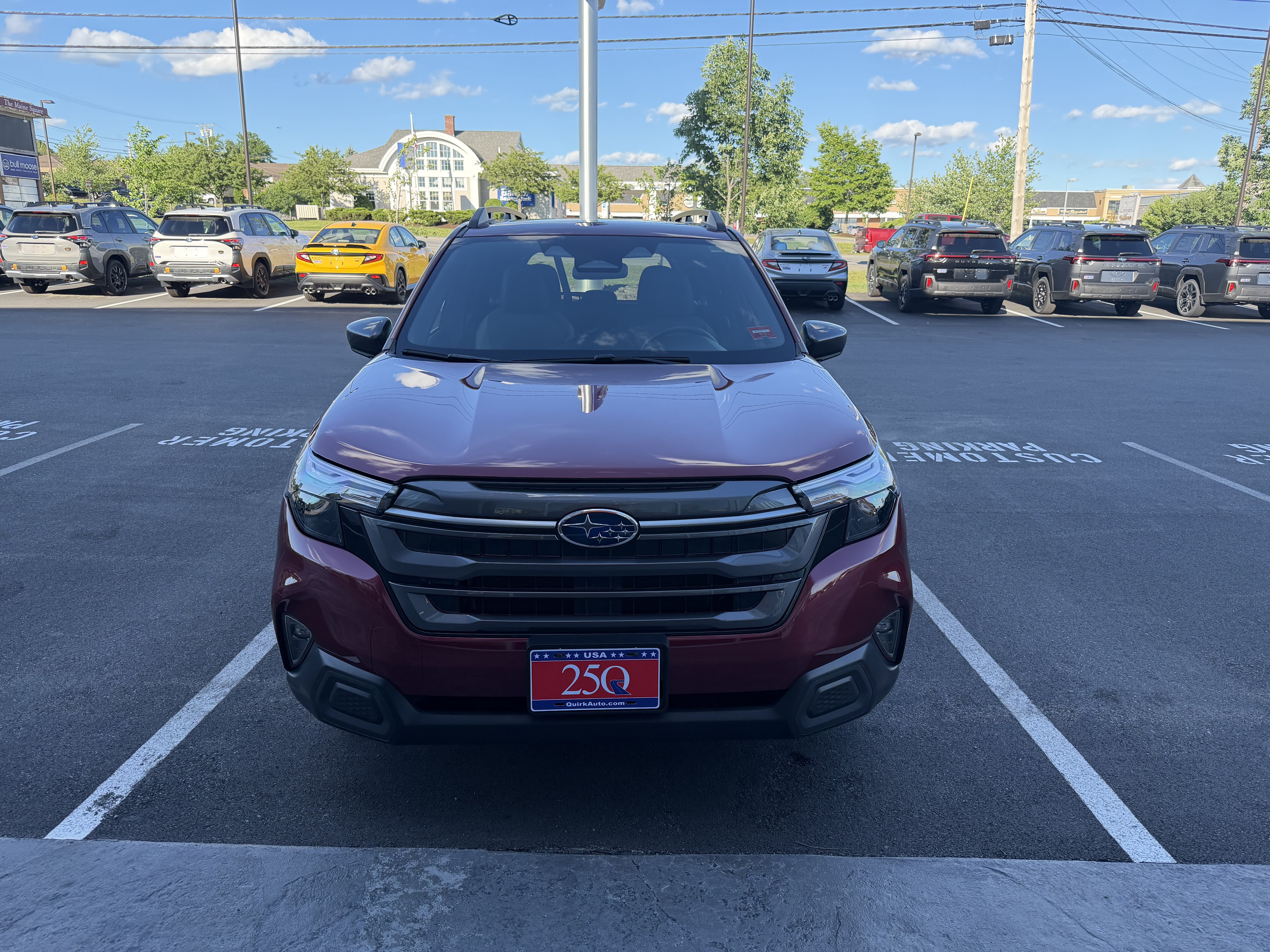 Used 2025 Crimson Red Pearl Subaru Premium image 8