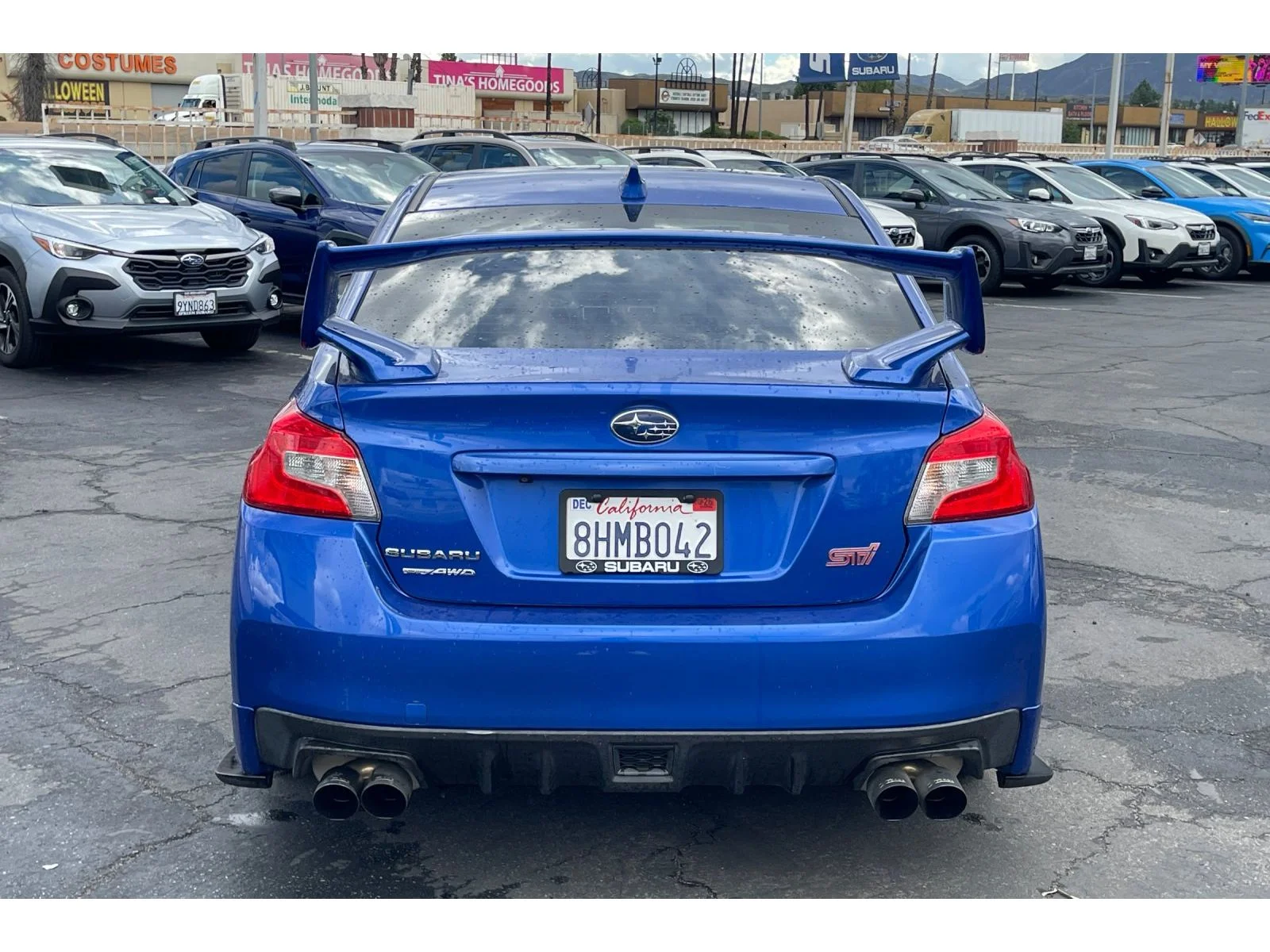 Used 2019 WR Blue Pearl Subaru Limited image 4