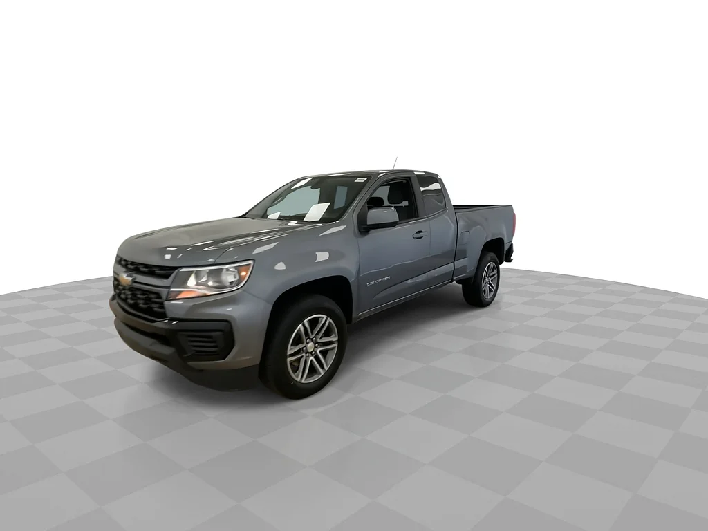 Used 2022 Satin Steel Metallic Chevrolet Work Truck image 5