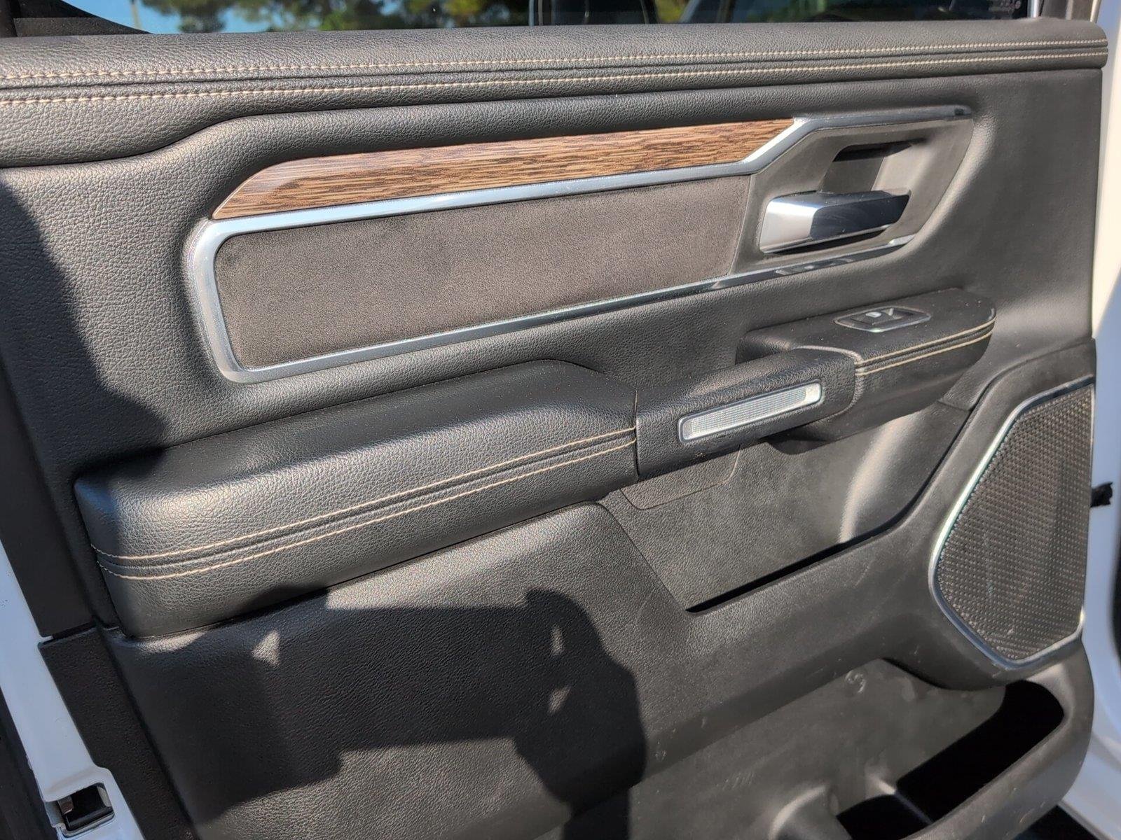 Used 2019 Ivory White Tri-Coat Pearlcoat Ram Laramie image 34