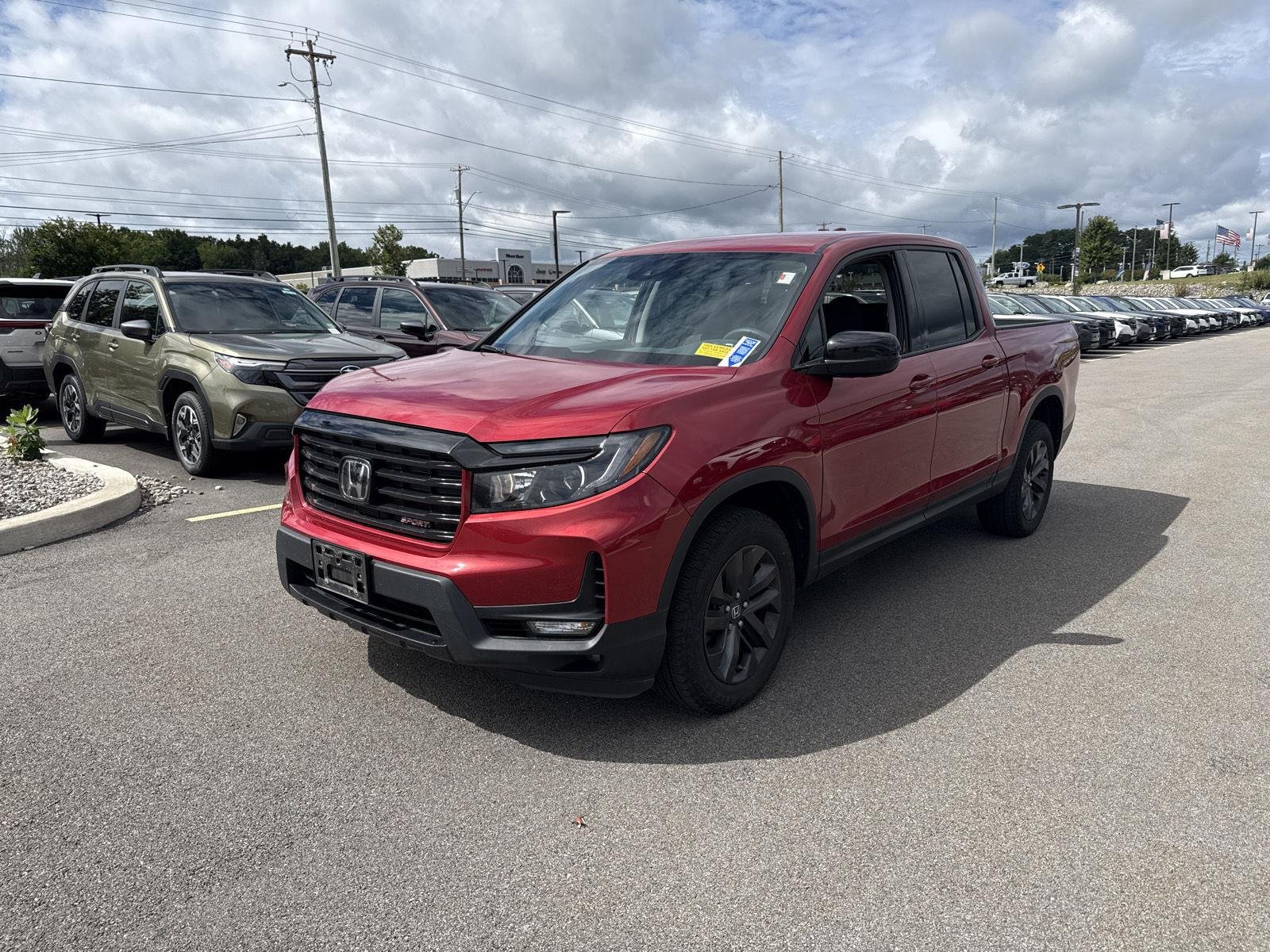 Used 2023 Radiant Red Metallic II Honda Sport image 7