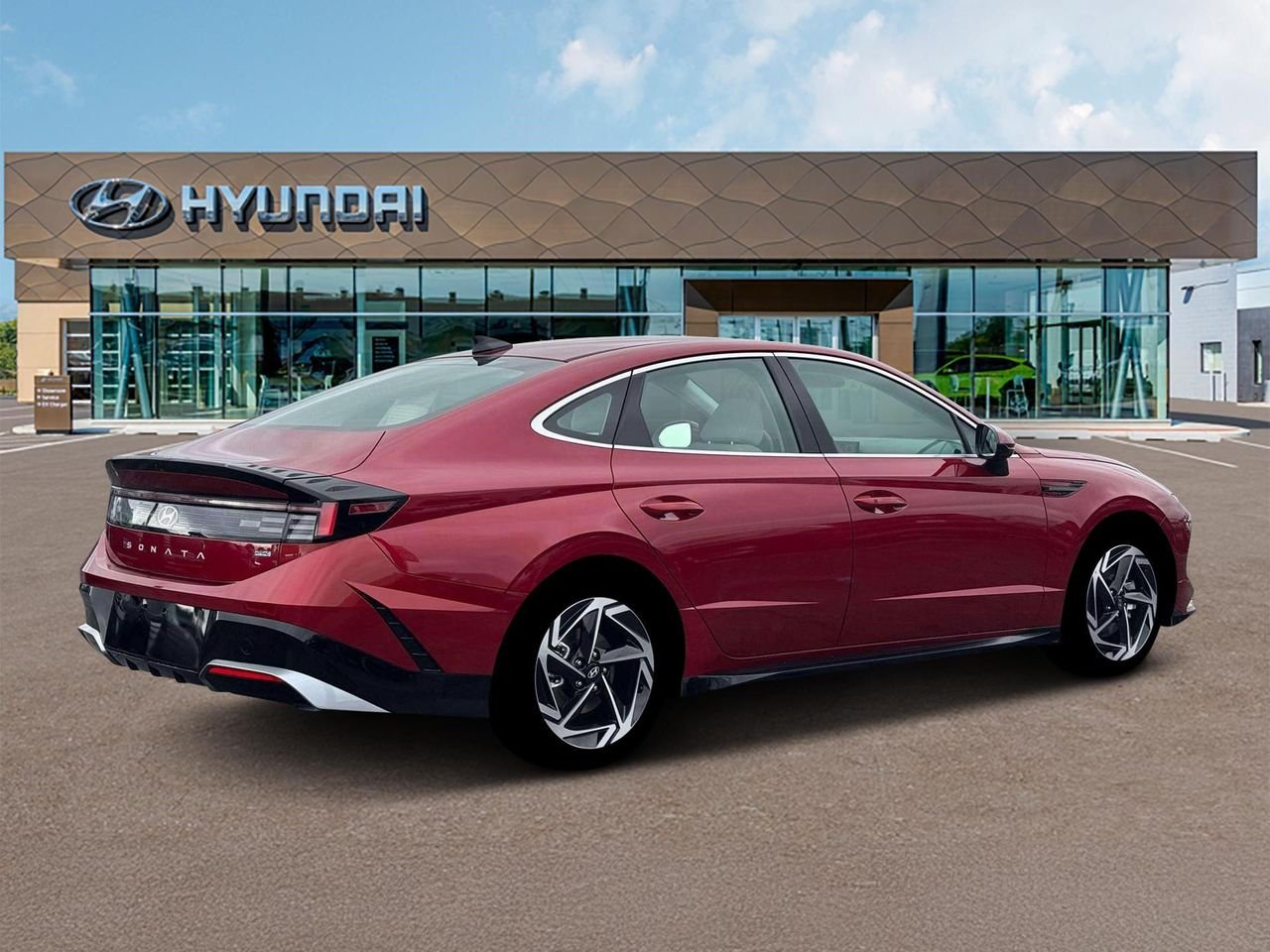 New 2026 Ultimate Red Hyundai SEL Sport image 8