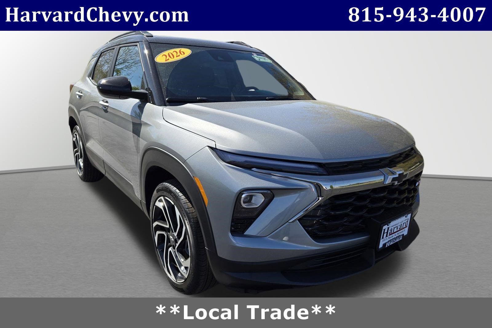 Certified Used 2026 Sterling Gray Metallic Chevrolet RS image 1