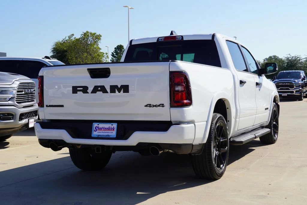 New 2026 Bright White Clear-Coat Exterior Paint RAM Laramie image 8