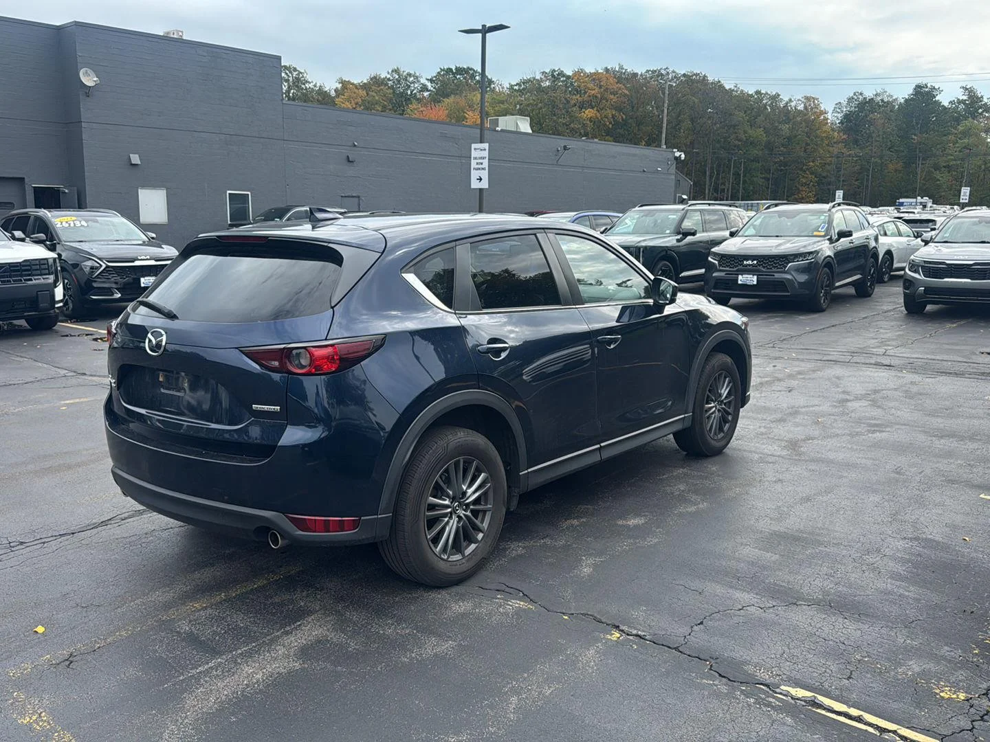 Used 2021 Deep Crystal Blue Mica Mazda Touring image 8