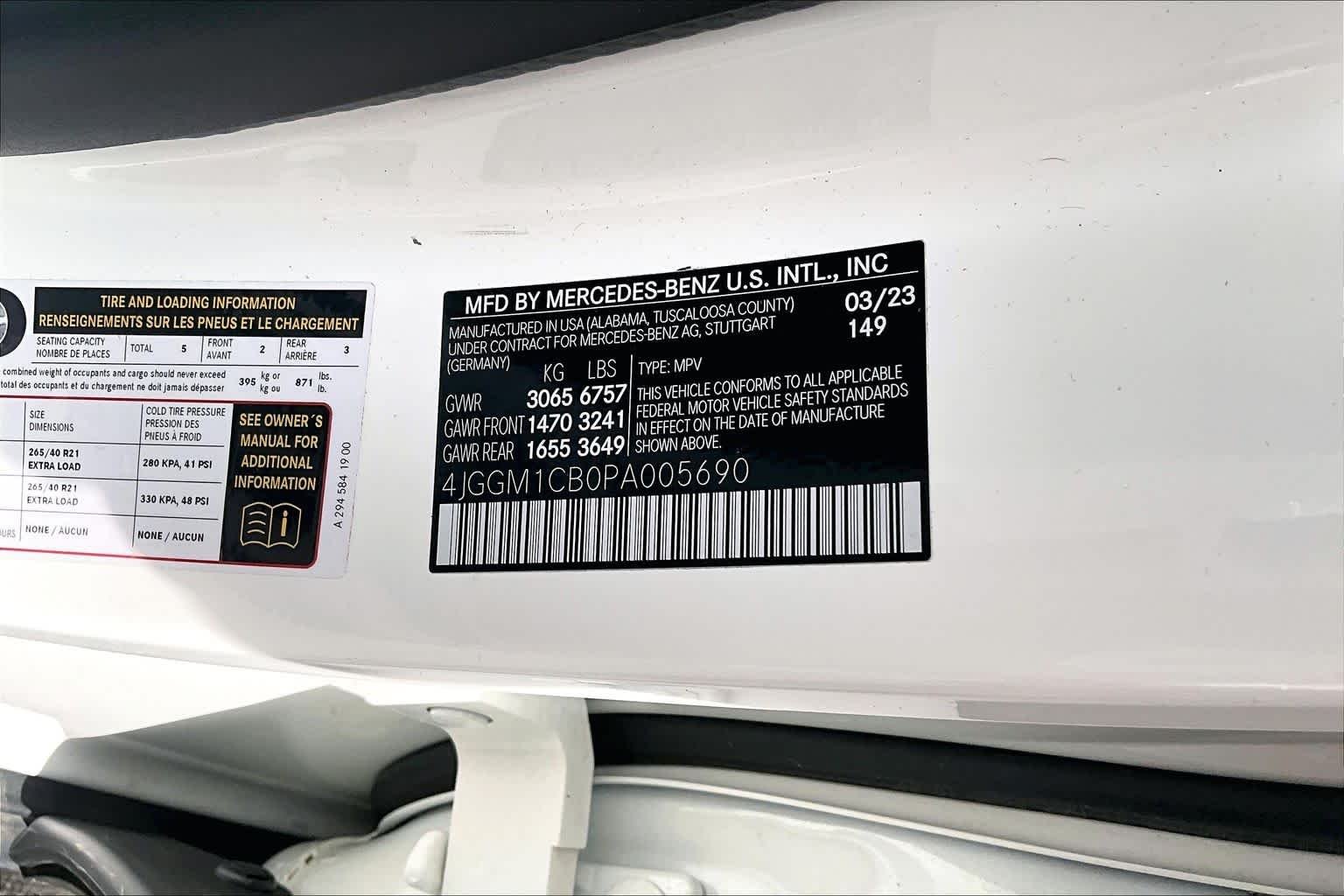 Used 2023 Polar White Mercedes-Benz EQE 350 image 35