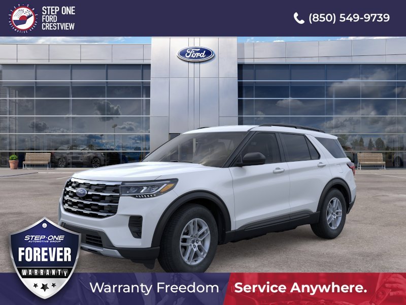 New 2026 Space White Metallic Ford Active image 1