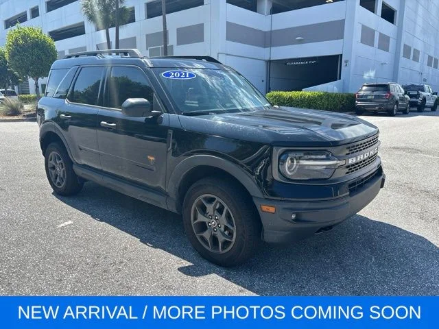 Certified Used 2021 Black Ford Badlands image 1