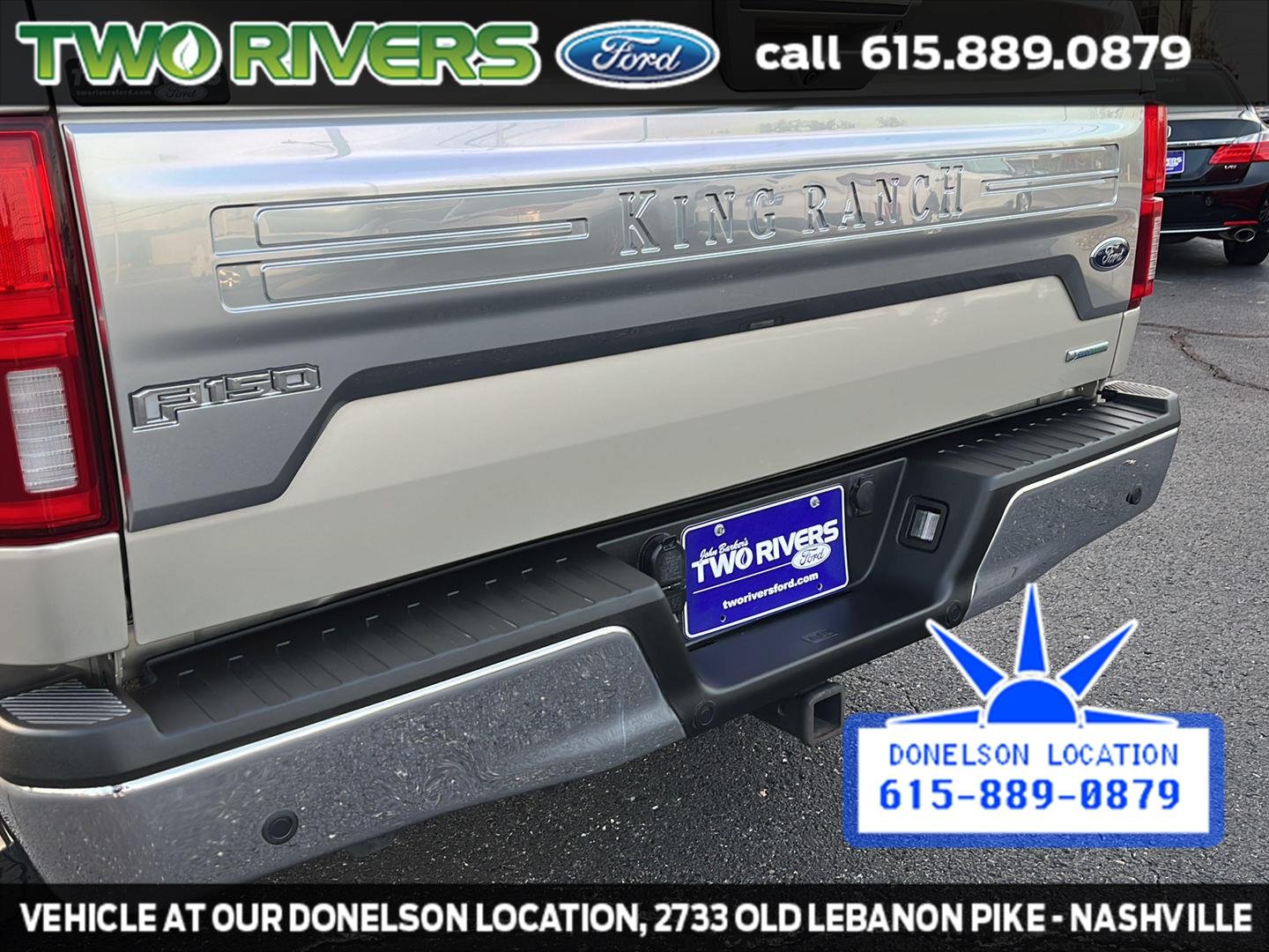 Used 2018 White Gold/Stone Gray Ford King Ranch image 10