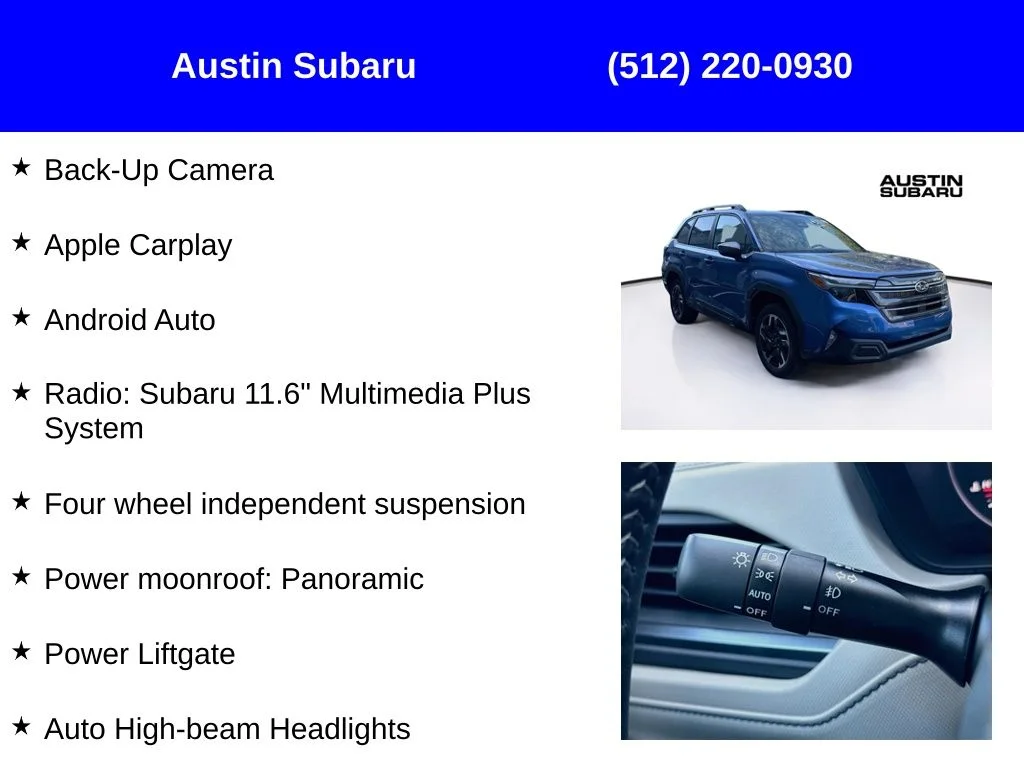 New 2026 Blue Subaru Limited image 9