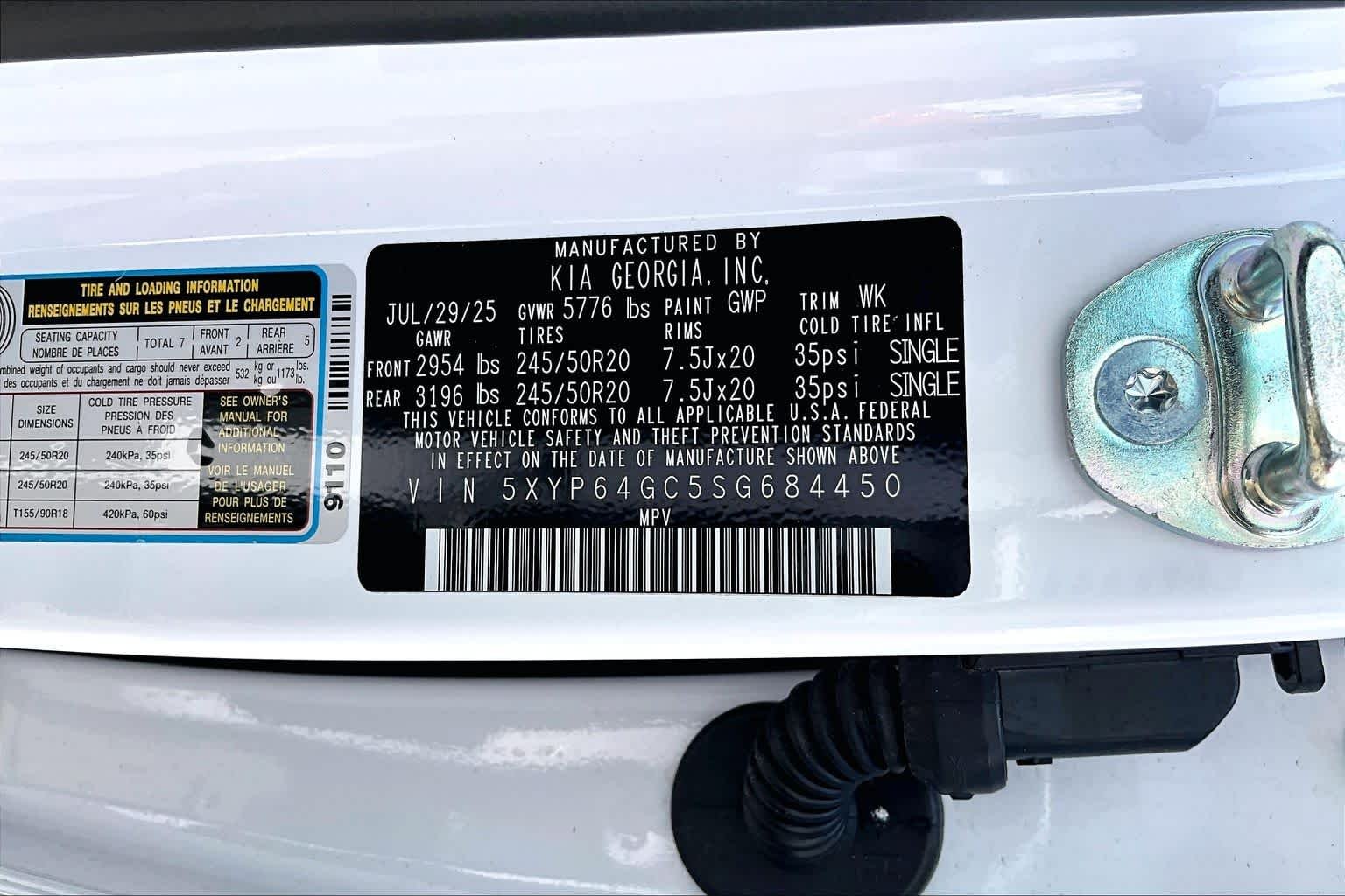 Used 2025 Glacial White Pearl Kia S image 34