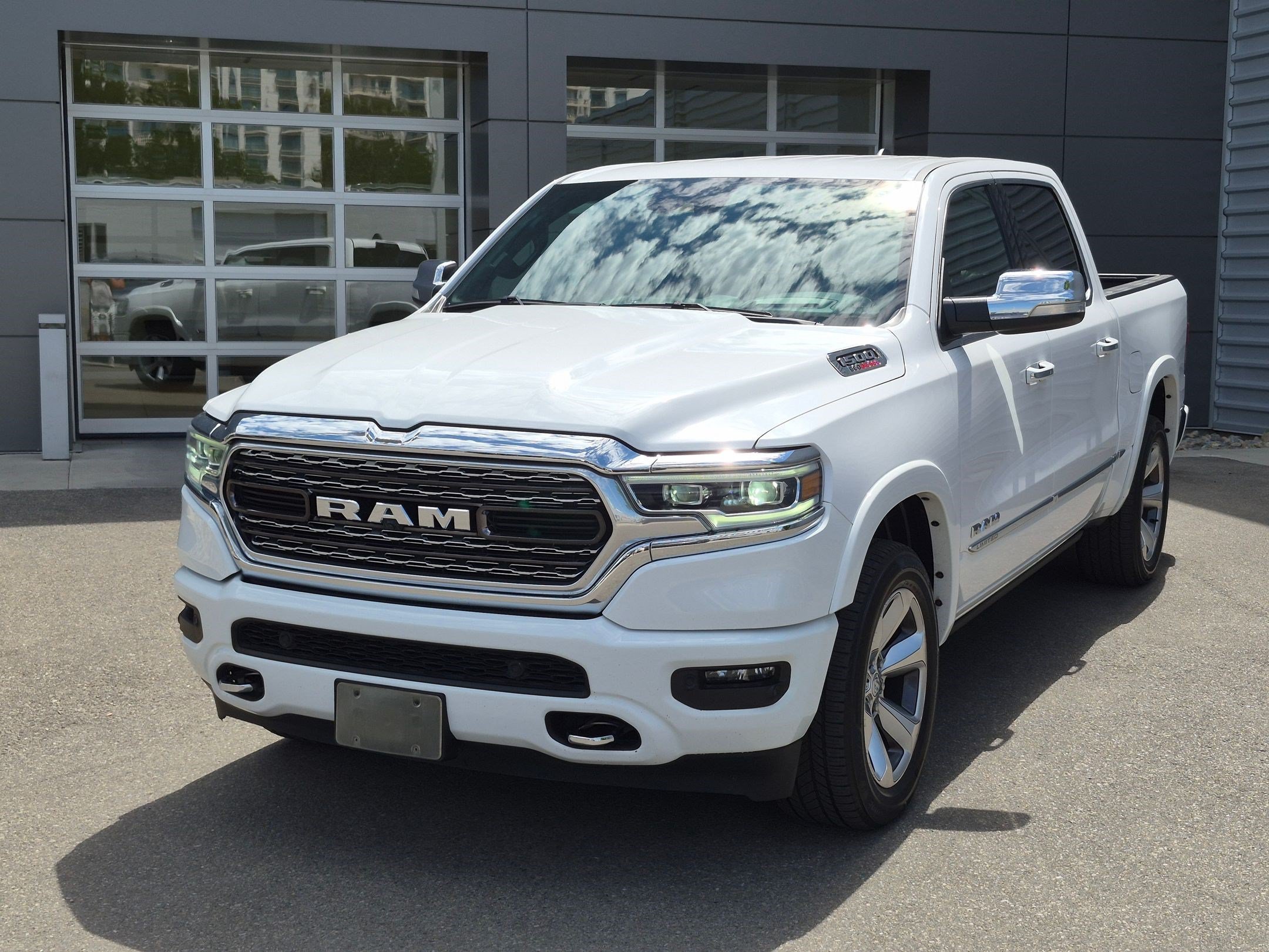 Used 2021 Bright White Clearcoat Ram Limited image 8