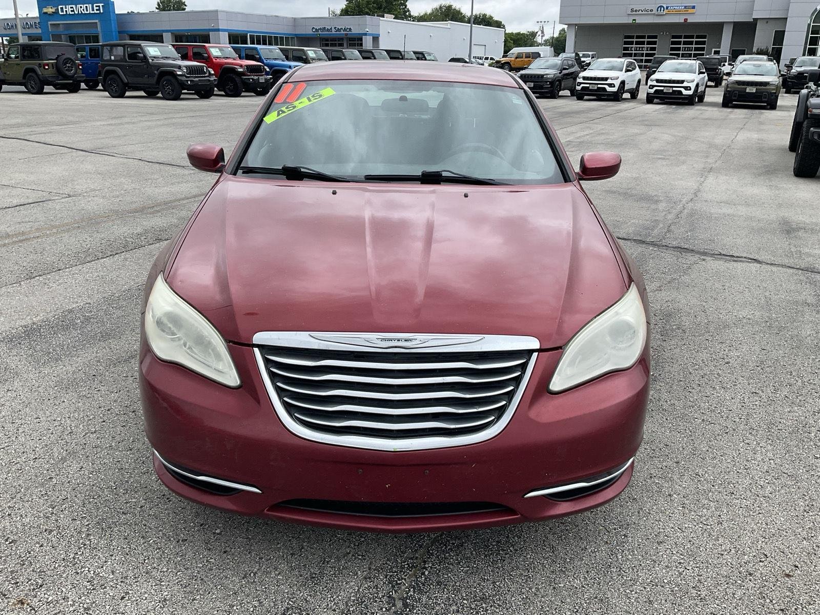 Used 2011 Deep Cherry Red Crystal Pearl Chrysler Touring image 2