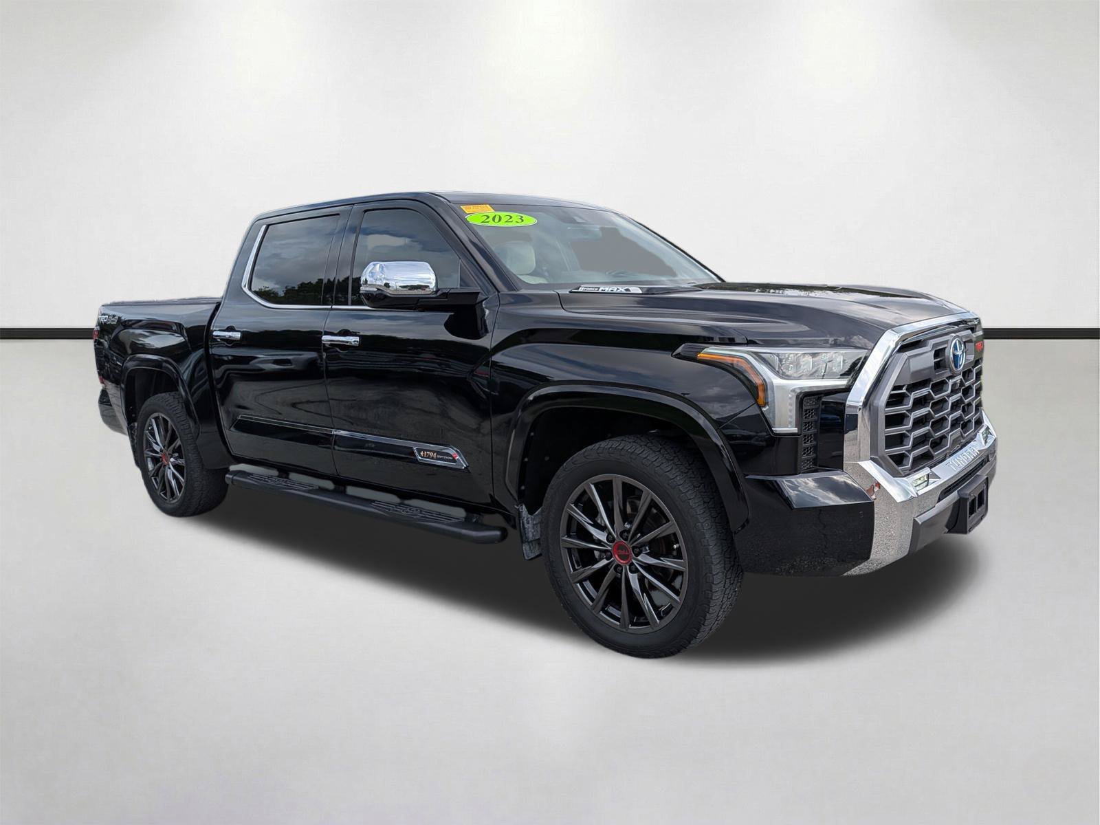 Used 2023 Midnight Black Metallic Toyota 1794 Edition Hybrid image 2