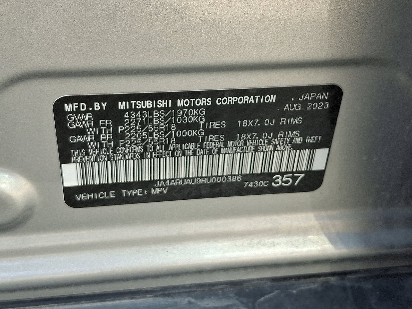 2024 Mitsubishi Outlander Sport ES - Photo 27