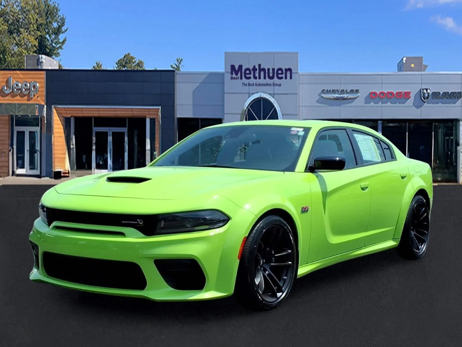 Used 2023 Sublime Metallic Clearcoat Dodge Scat Pack Widebody image 9
