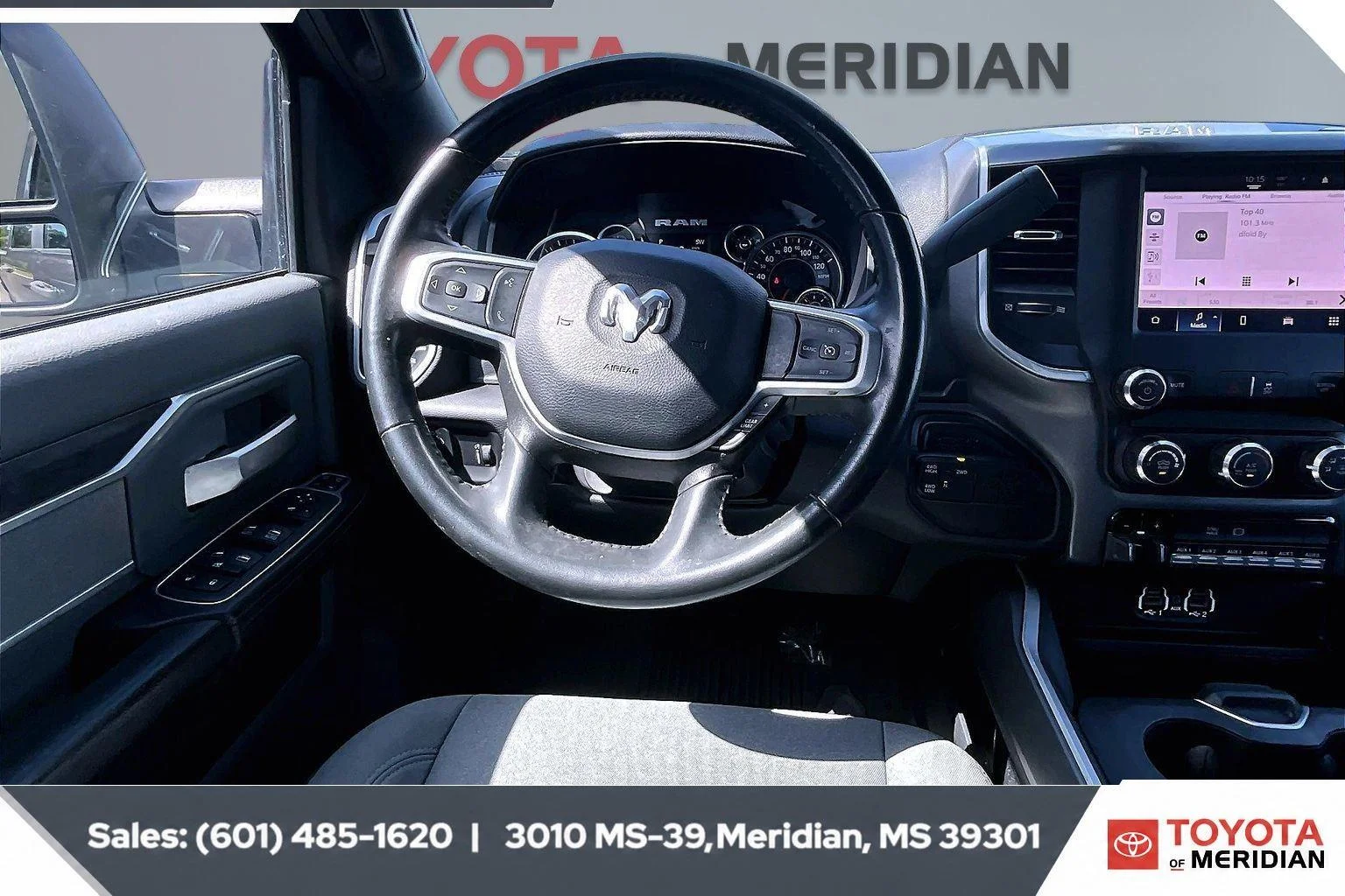 Used 2023 Granite Crystal Metallic Clearcoat Ram Big Horn image 5
