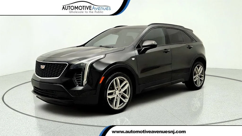 Used 2019 Stellar Black Metallic Cadillac AWD 4dr Sport w/ Comfort & Convenience Pkg, Sunroof & Wheels image 1