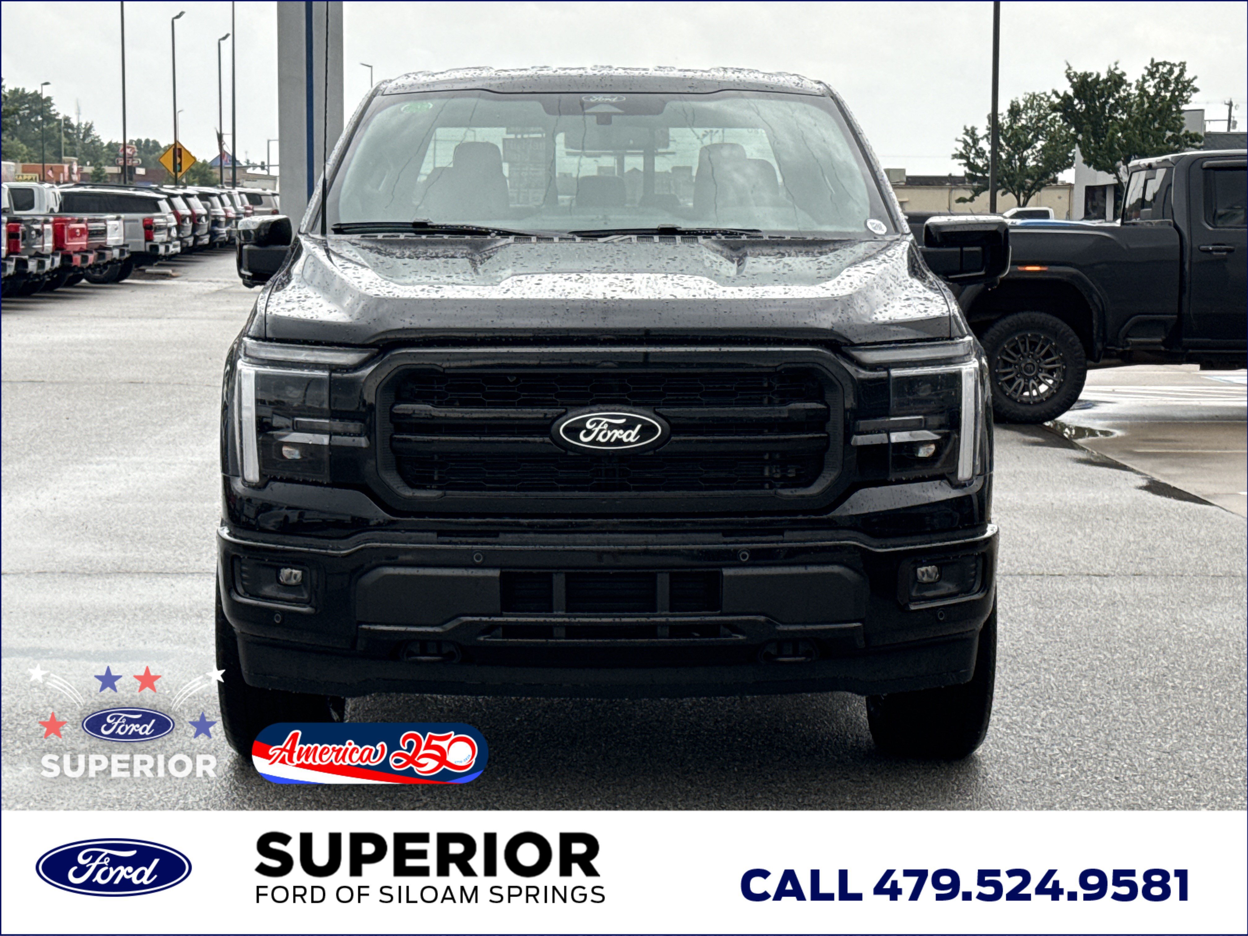 New 2026 Agate Black Metallic Ford Lariat 4WD image 14