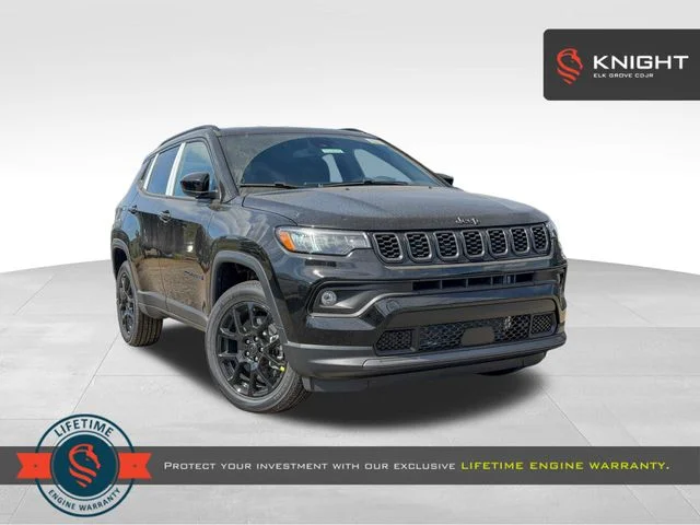 New 2026 Diamond Black Crystal Pearlcoat Jeep Latitude image 1