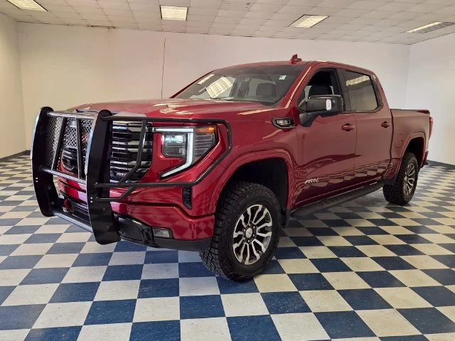 Used 2023 VOLCANIC RED TINTCOAT GMC AT4 image 3