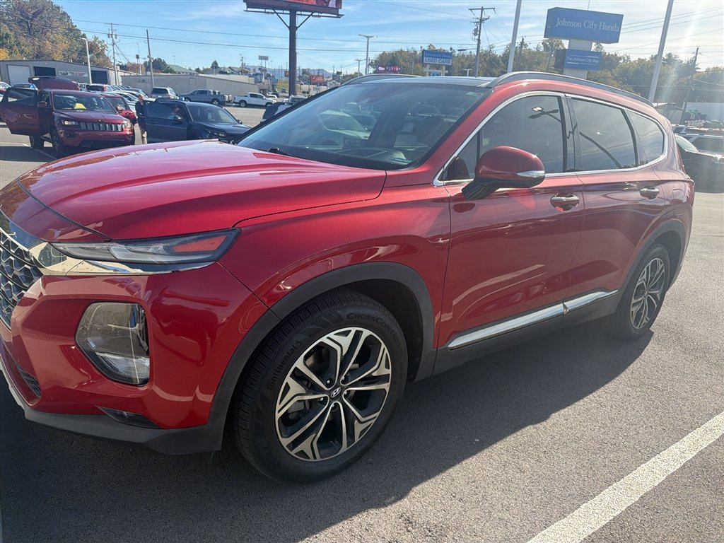 Used 2020 SCARLET RED Hyundai Limited image 3