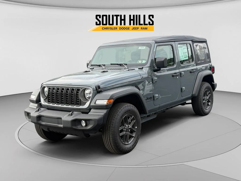 New 2026 Gray Jeep Sport image 1