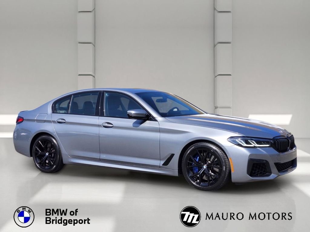 Certified Used 2023 Gray BMW 540i xDrive image 1