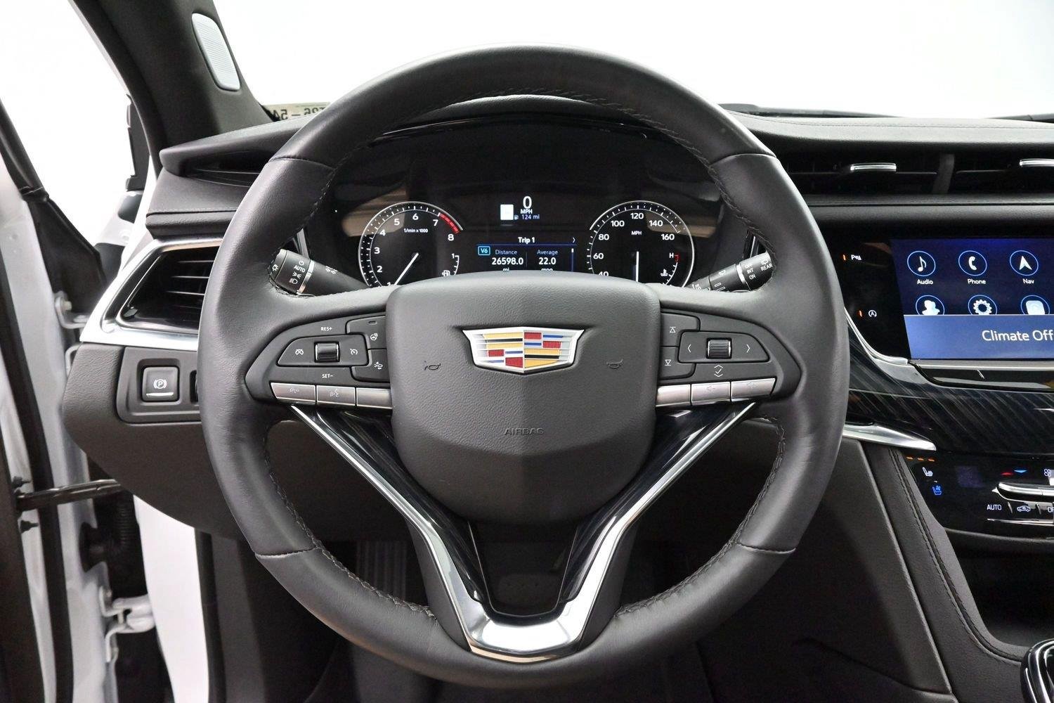 Used 2024 Crystal White Tricoat Cadillac Premium Luxury image 9